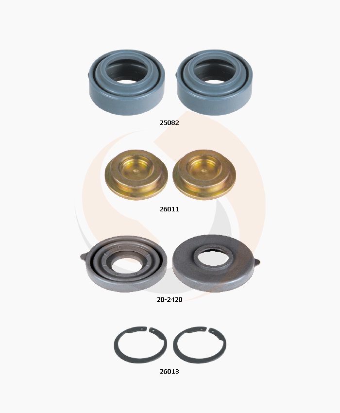 РМК СУПОРТА MERITOR DUCO (ПИЛЬНИКИ З ПЯТАКАМИ) (Арт. 20-2423) — FREENCO