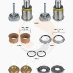 РМК СУПОРТА MERITOR C/D/LE DUCO ПРАВИЙ (ШТОВХАЧІ, ПИЛЬН.,ПЯТАКИ) (Арт. 20-2430) — FREENCO