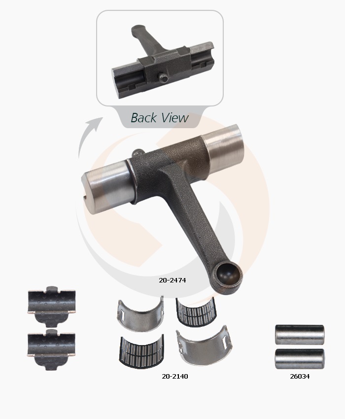 ВАЖІЛЬ СУПОРТА НАЖИМНИЙ MERITOR ELSA 225 RADIAL IVECO TYPE (З ПІДШ.) (Арт. 20-2475) — FREENCO