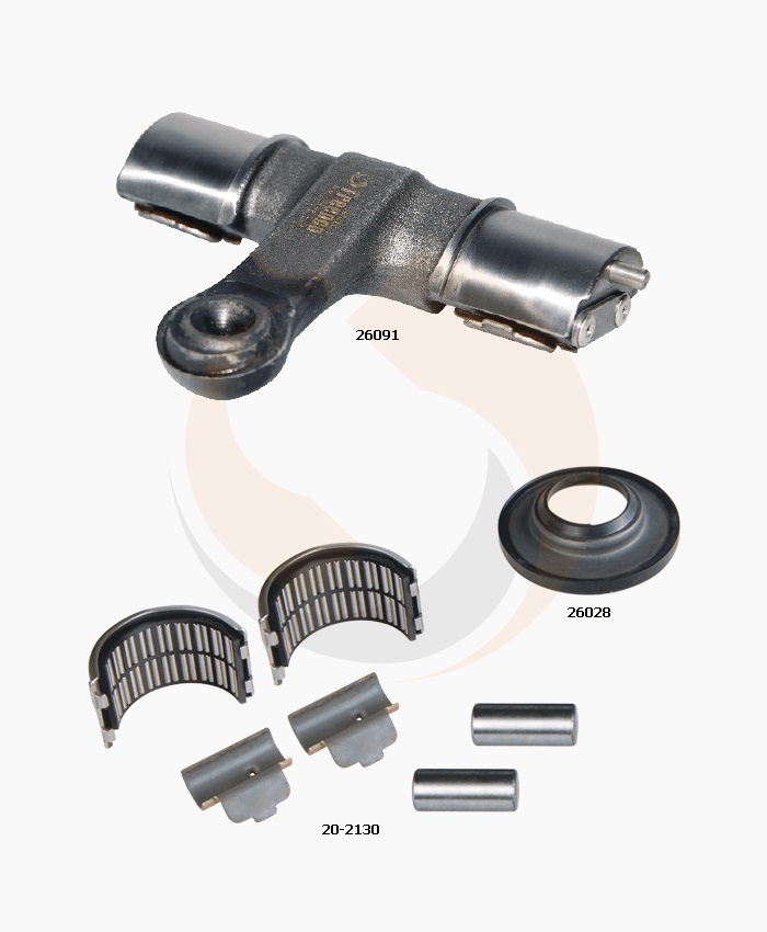 ВАЖІЛЬ СУПОРТА НАЖИМНИЙ MERITOR D DUCO AXIAL ЛІВИЙ (З ПІДШ.) (Арт. 20-2481) — FREENCO