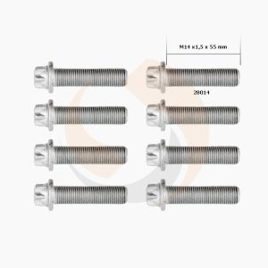 БОЛТ M14x1.5x55 КРИШКИ СУПОРТА MERITOR DUCO (К-КТ 8 ШТ) (Арт. 20-2496) — FREENCO