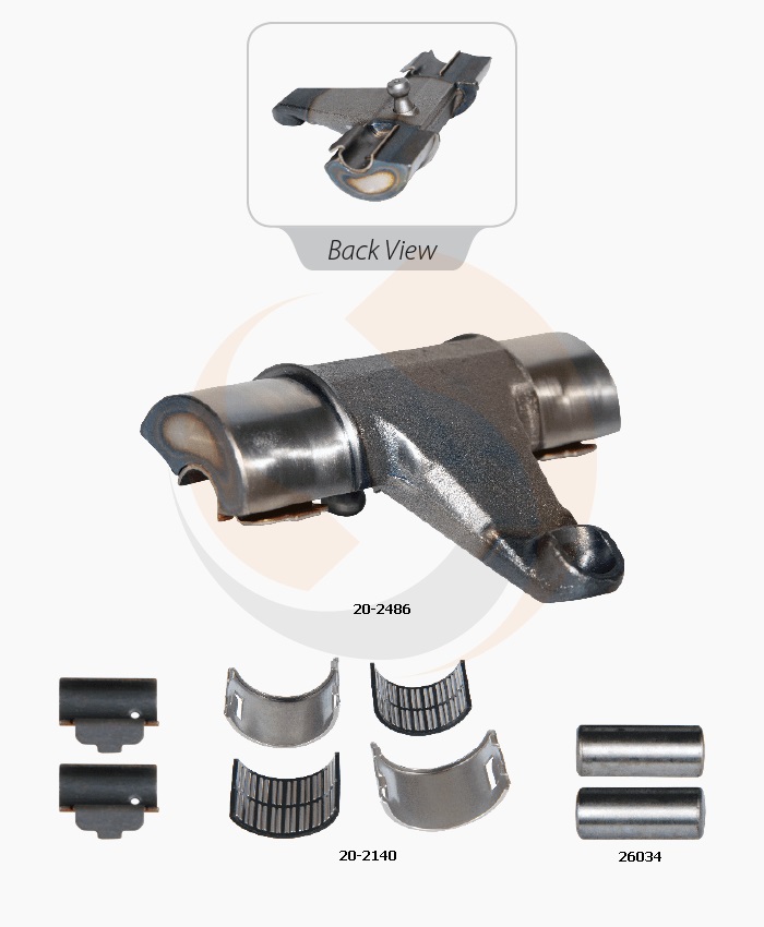 ВАЖІЛЬ СУПОРТА НАЖИМНИЙ MERITOR ELSA 225 (114mm) (З ПІДШ) (Арт. 20-2503) — FREENCO