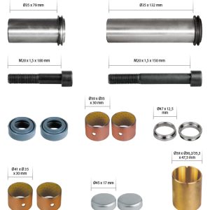 РМК СУПОРТА MERITOR D LISA (НАПР., ПИЛЬН., БОЛТИ, ЗАГЛ.) (Арт. 20-2550) — FREENCO
