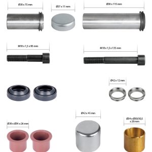 РМК СУПОРТА MERITOR C LISA (НАПР., ВТУЛКИ, ПИЛЬН., БОЛТИ, КОВП.) (Арт. 20-2555) — FREENCO