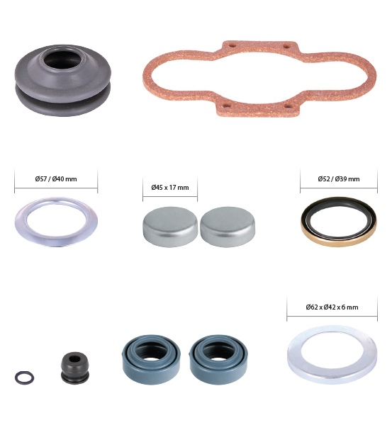 РМК СУПОРТА MERITOR D LISA (ПИЛЬНИКИ, ПРОКЛАДКА) (Арт. 20-2573) — FREENCO