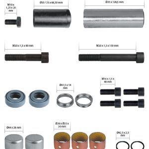 РМК СУПОРТА MERITOR ELSA 2 (НАПР., ВТУЛКИ, ПИЛЬН., БОЛТИ, ЗАГЛ.) (Арт. 20-2582) — FREENCO