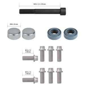 РМК СУПОРТА MERITOR ELSA195/225/EX225 (ПИЛЬНИКИ, БОЛТИ, ЗАГЛУШКИ) (Арт. 20-2598) — FREENCO