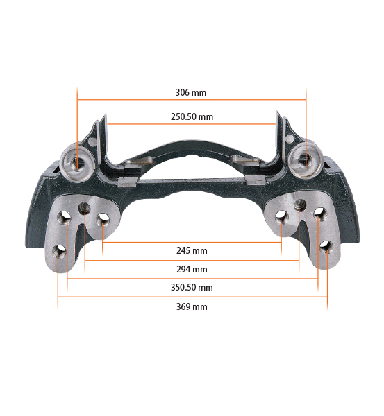 СКОБА ГАЛЬМ. СУПОРТА MERITOR ELSA 2 22.5" ЛІВА/ПРАВА RVI/MAN (Арт. 20-2915) — FREENCO