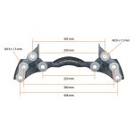 СКОБА ГАЛЬМ. СУПОРТА MERITOR ELSA 1 MAN/RVI (Арт. 20-2917) — FREENCO