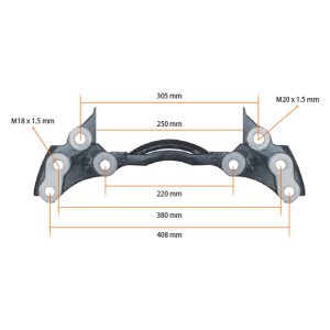 СКОБА ГАЛЬМ. СУПОРТА MERITOR ELSA 1 MAN/RVI (Арт. 20-2917) — FREENCO