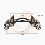СКОБА ГАЛЬМ. СУПОРТА Meritor 19.5" ЛІВА/ПРАВА (VOLVO/DUCO) (Арт. 20-2925) — FREENCO