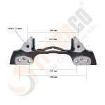 СКОБА ГАЛЬМ. СУПОРТА Meritor 22.5" ЛІВА/ПРАВА (ELSA 225/ROR Axle) (Арт. 20-2928) — FREENCO