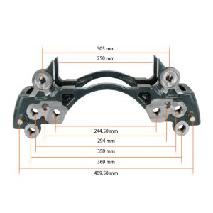 СКОБА ГАЛЬМ. СУПОРТА MERITOR ELSA 225 ЛІВА/ПРАВА RVI/VOLVO (Арт. 20-2929) — FREENCO