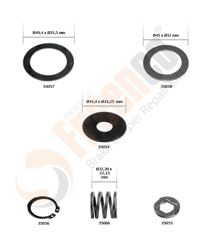 РМК МЕХАНІЗМУ ПІДВОДКИ WABCO PAN 17/19-1/22-1 (Арт. 30-3472) — FREENCO