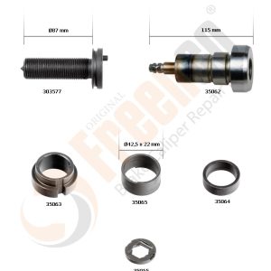 РМК МЕХАНІЗМУ ПІДВОДКИ WABCO PAN 19-1/22-1 (L-83.5mm, З ШТІФТОМ) (Арт. 30-3576) — FREENCO