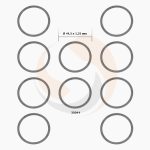 КІЛЬЦЕ МЕТАЛЕВЕ ПИЛЬНИКА СУПОРТА Ø38xØ44.5x1.25 WABCO PAN 19/22 (ЦІНА ЗА 1 ШТ !!!) (Арт. 30-3591) — FREENCO