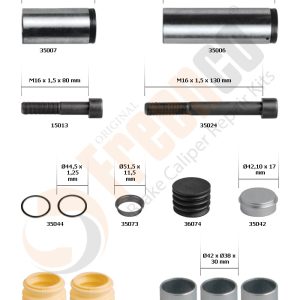 РМК СУПОРТА WABCO PAN 19-2/22-2 (НАПР., БОЛТИ, ВТУЛКИ, ПИЛЬН., ЗАГЛ.) (Арт. 30-3622) — FREENCO