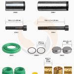 РМК СУПОРТА WABCO MAXX 22 (НАПР., ВТУЛКИ, БОЛТИ, ПИЛЬН., ЗАГЛ.) (Арт. 30-3680) — FREENCO