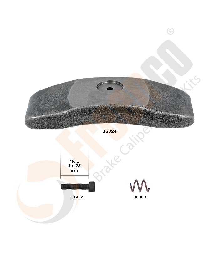 ПЛАСТИНА КОЛОДКИ НАТИСКНА WABCO 1300 V-G (Арт. 30-3703) — FREENCO