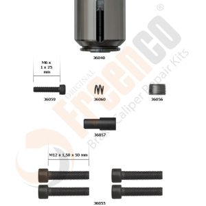 РМК СУПОРТА WABCO 1300 V-G (ПОРШЕНЬ, БОЛТИ) ЛІВИЙ (Арт. 30-3709) — FREENCO
