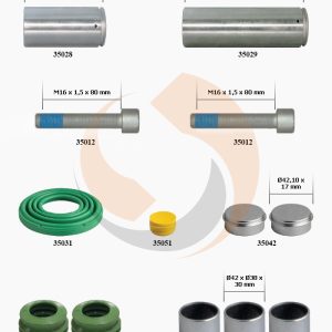 РМК СУПОРТА WABCO MAXX 22T (НАПР., ВТУЛКИ, БОЛТИ, ПИЛЬН., ЗАГЛ.) SCHMITZ (Арт. 30-3750) — FREENCO