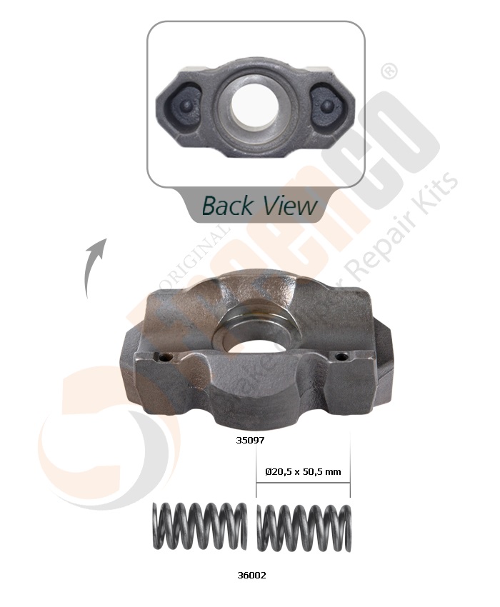 КОРПУС МЕХАНІЗМУ ПІДВОДКИ WABCO MAXX 22T (З ПРУЖИНАМИ) SCHMITZ (Арт. 30-3791) — FREENCO