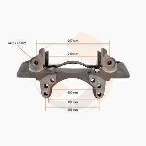 СКОБА ГАЛЬМ. СУПОРТА Wabco 22.5" ПРАВА (MAXX 22T/SCHMITZ Trailer) (Арт. 30-3901) — FREENCO