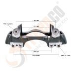 СКОБА ГАЛЬМ. СУПОРТА Wabco 22.5" ПРАВА (Арт. 30-3961) — FREENCO