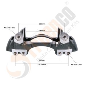 СКОБА ГАЛЬМ. СУПОРТА Wabco 22.5" ПРАВА (Арт. 30-3961) — FREENCO