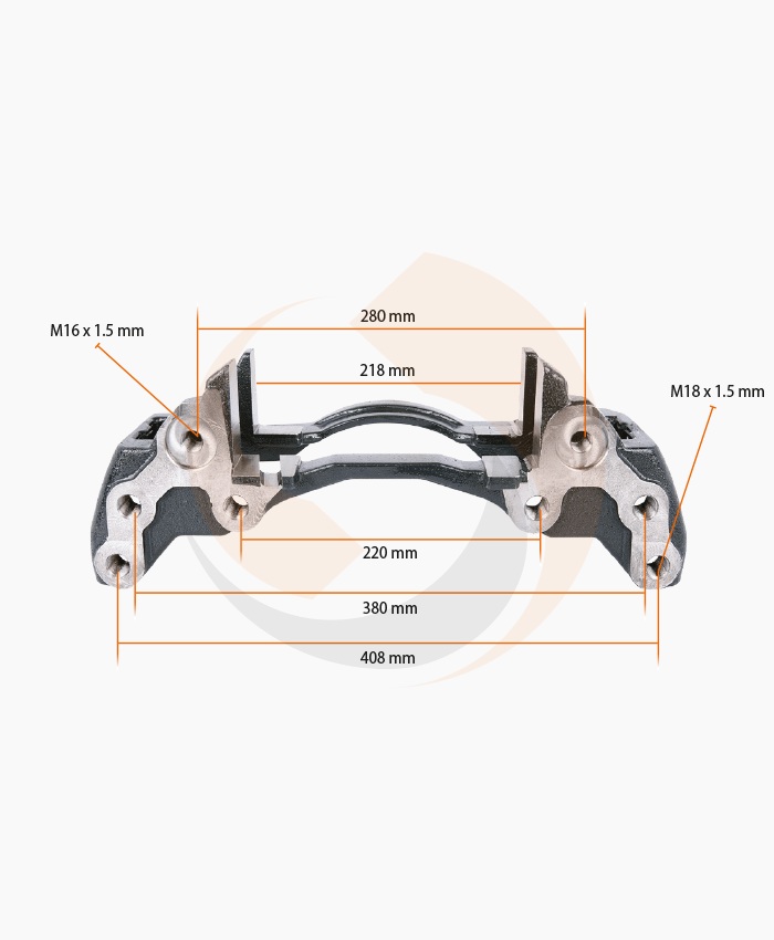 СКОБА ГАЛЬМ. СУПОРТА Wabco 22.5" ЛІВА (MAXX 22/MAN) (Арт. 30-3964) — FREENCO