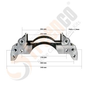 СКОБА ГАЛЬМ. СУПОРТА Wabco 19.5" ЛІВА (Арт. 30-3966) — FREENCO