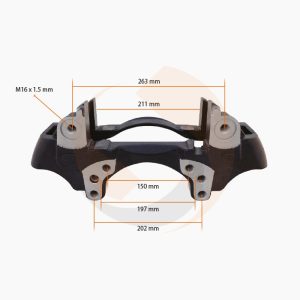 СКОБА ГАЛЬМ. СУПОРТА Wabco 22.5" ПРАВА (PAN 22-1/SCHMITZ Trailer) (Арт. 30-3971) — FREENCO
