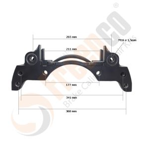 СКОБА ГАЛЬМ. СУПОРТА Wabco 19.5" ЛІВА (Арт. 30-3974) — FREENCO