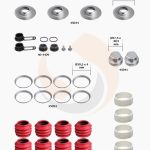 РМК СУПОРТА HALDEX MARK II/III/IV (ПИЛЬН. + ТЕФЛ. ВТУЛКИ + ЗАГЛ.)