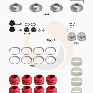 РМК СУПОРТА HALDEX MARK II/III/IV (ПИЛЬН. + ТЕФЛ. ВТУЛКИ + ЗАГЛ.) (Арт. 40-4412) — FREENCO