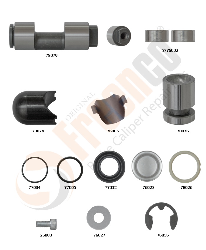 РМК СУПОРТА HYDRAULIC MERITOR Ø 58/60 mm REAR (К-КТ СТОЯНОЧНОГО ГАЛЬМА) (Арт. 70-7320) — FREENCO