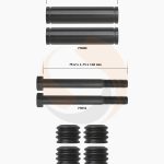 РМК СУПОРТА HYDRAULIC BREMBO (НАПР. Ø22x90 mm, БОЛТИ, ПИЛЬН.) (Арт. 70-7506) — FREENCO