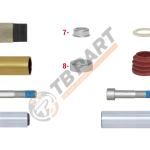 РМК СУПОРТА KNORR SN/SK 6/7 (НАПР., ВТУЛКИ, ПИЛЬН., БОЛТИ)