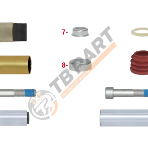 РМК СУПОРТА KNORR SN/SK 6/7 (НАПР., ВТУЛКИ, ПИЛЬН., БОЛТИ) (Арт. 111039) — TBPART