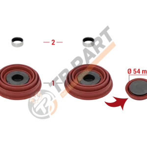 РМК СУПОРТА KNORR SL/SM 7 (ПЯТАКИ D54/69mm/З БУРТ.) (Арт. 111053) — TBPART