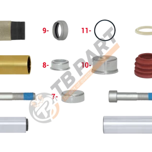 РМК СУПОРТА KNORR SB 6/7, SN 6/7 (НАПР., ВТУЛКИ, ПИЛЬН., БОЛТИ) (Арт. 111203) — TBPART