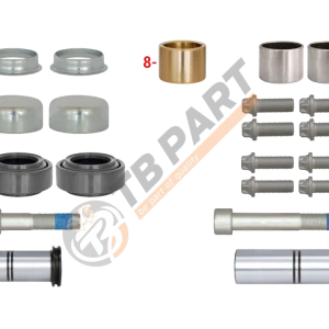 РМК СУПОРТА MERITOR ELSA225 (НАПР., ВТУЛКИ, ПИЛЬН., БОЛТИ, ЗАГЛ.) (Арт. 122045) — TBPART