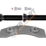 РМК СУПОРТА MERITOR DX 195 ЛІВИЙ (ПЛАСТ. КОЛОДКИ + ГВИНТ З ЛІВ.РІЗЬБ. - 2 ШТ) (Арт. 122054) — TBPART