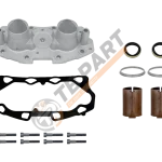 КОРПУС ПОРШНІВ АЛЮМІН. MERITOR ELSA 195/225 ( + ПРОКЛ. + БОЛТИ)
