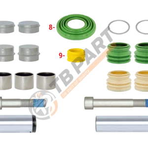 РМК СУПОРТА WABCO PAN 19-1/22-1 (НАПР., БОЛТИ, ВТУЛКИ, ПИЛЬН., ЗАГЛ.) (Арт. 133155) — TBPART