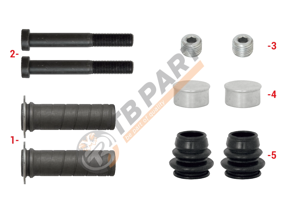 РМК СУПОРТА HYDRAULIC MERITOR Ø 60 mm REAR (НАПР. Ø20x71 mm, БОЛТИ, ПИЛЬН.) (Арт. 177022) — TBPART