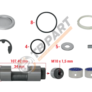 РМК СУПОРТА HYDRAULIC MERITOR Ø 58/60 mm REAR (К-КТ СТОЯНОЧНОГО ГАЛЬМА) (Арт. 177041) — TBPART